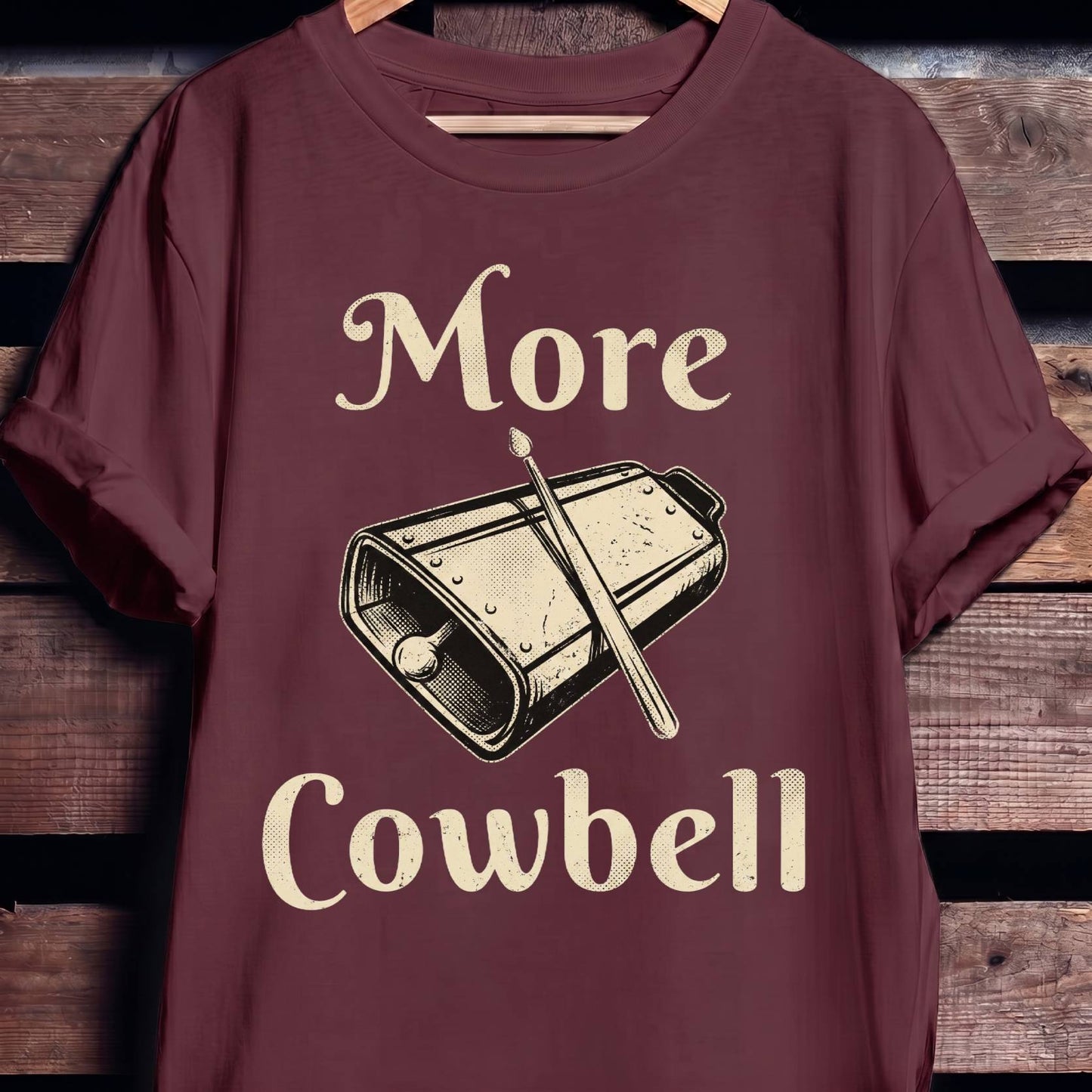 More Cowbell Music Tee