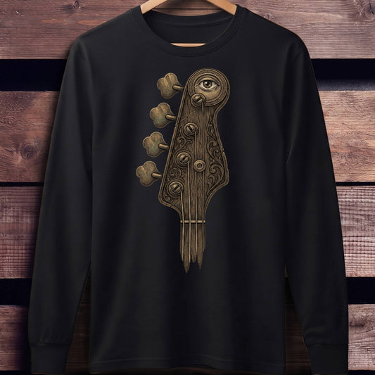 Mystic Eye Bass Headstock Tee - Unisex Standard Long Sleeve