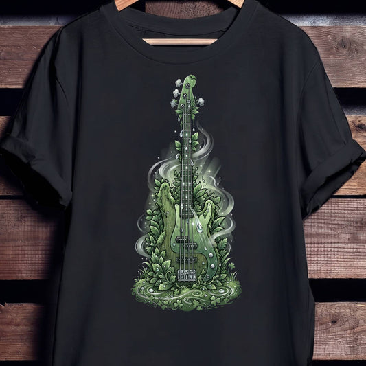 Nature Inspired Bassist Graphic T-Shirt - Unisex Standard T-Shirt