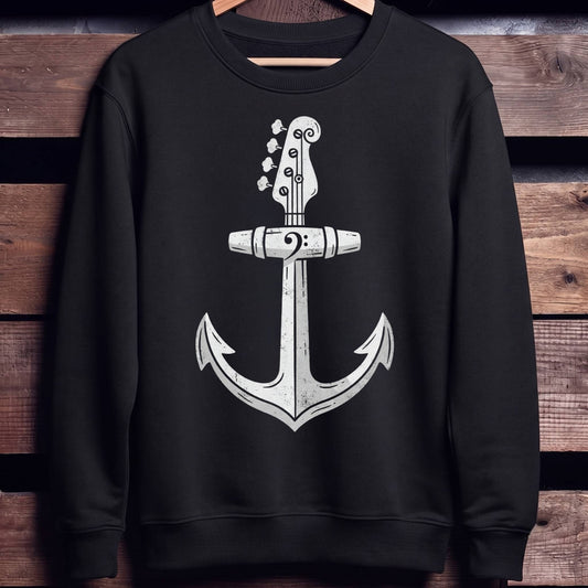 Nautical Anchor Bass Guitar