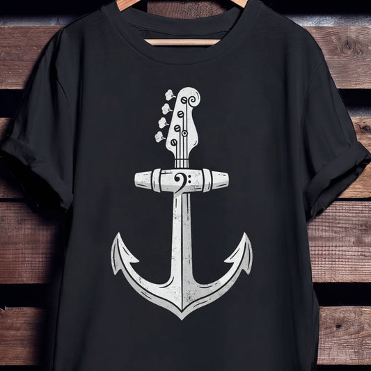 Nautical Anchor Bass Guitar