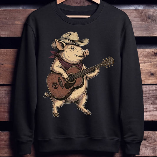 Old School Country Pig Guitarist