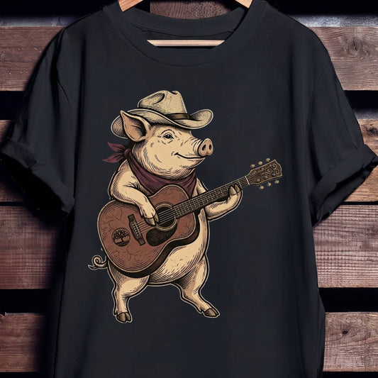 Old School Country Pig Guitarist