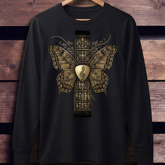 Ornate Musical Butterfly Guitar