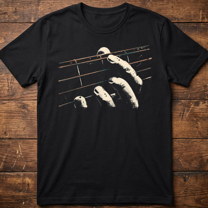 Playing Bass Guitar Graphic Tee - The Music Frontiers