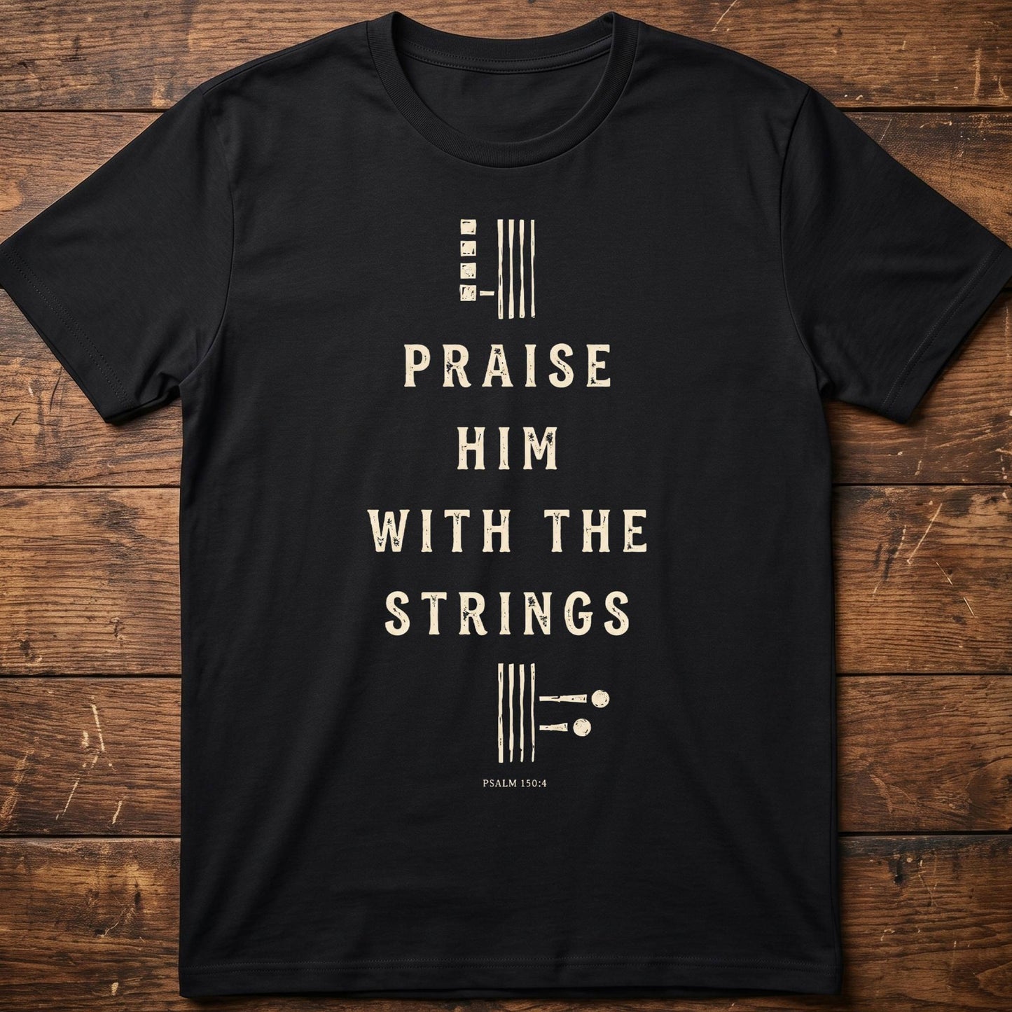 Praise Him Bass Clef Tee - The Music Frontiers