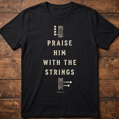 Praise Him Bass Clef Tee - The Music Frontiers