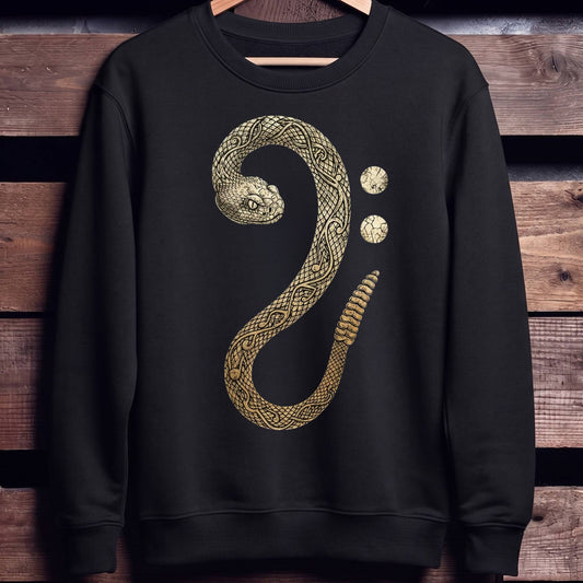 Rattlesnake Bass Clef Music