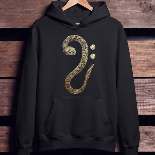 Rattlesnake Bass Clef Music