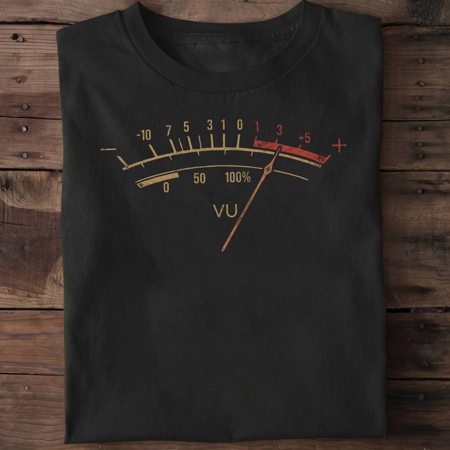 Retro VU Meter Audio Tee