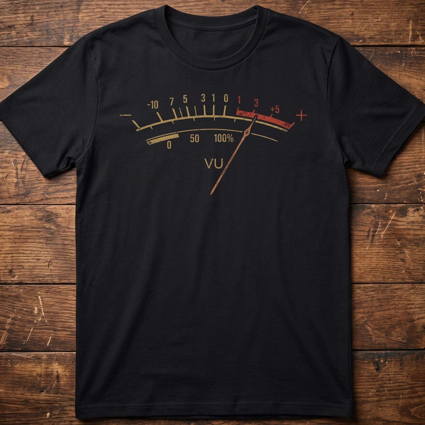 Retro VU Meter Audio Tee