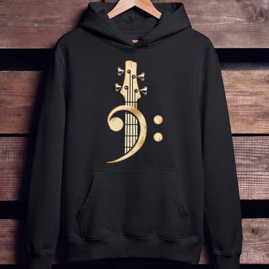 Retro Bass Clef Guitar