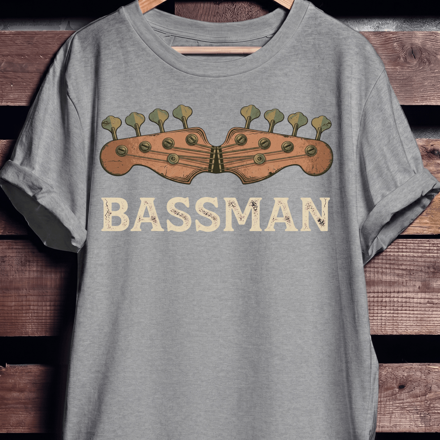 Retro Bassman Graphic T-Shirt - The Music Frontiers