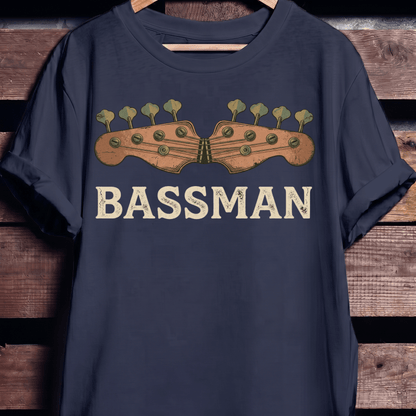 Retro Bassman Graphic T-Shirt - The Music Frontiers