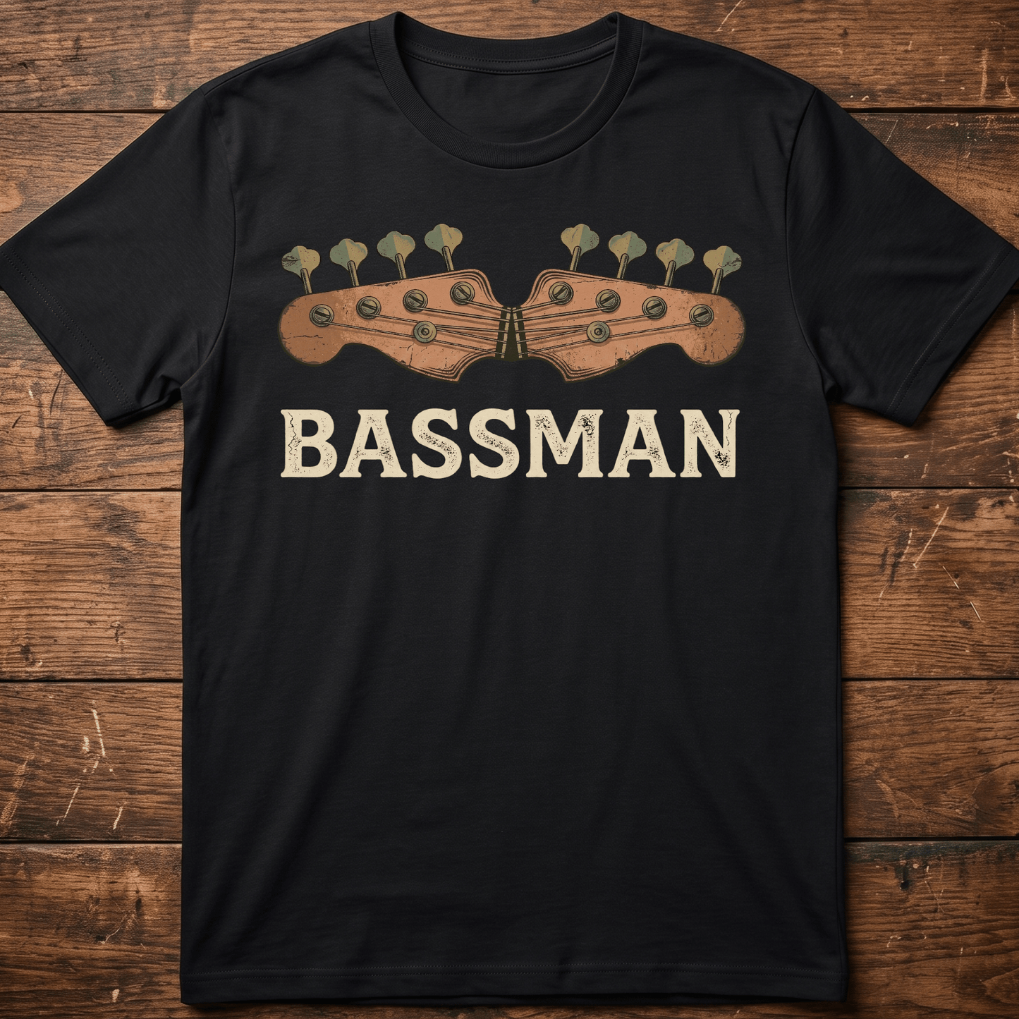 Retro Bassman Graphic T-Shirt - The Music Frontiers