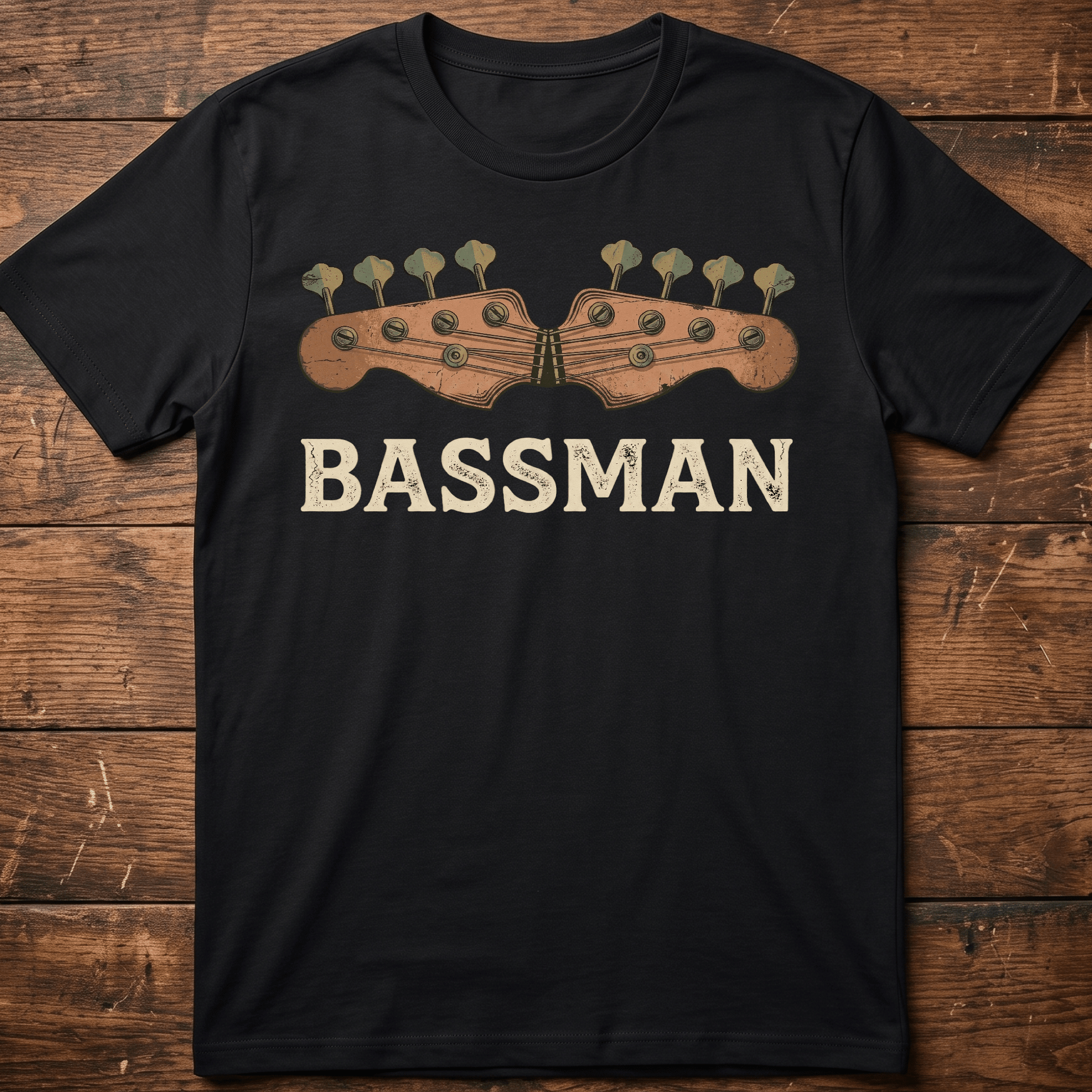 Retro Bassman Graphic T-Shirt - The Music Frontiers