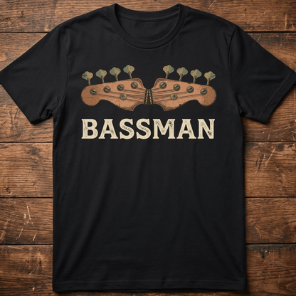 Retro Bassman Graphic T-Shirt - The Music Frontiers