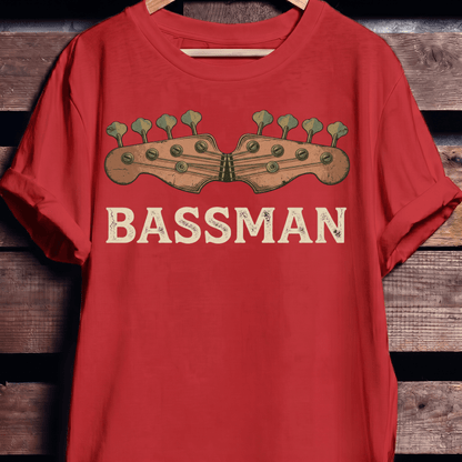 Retro Bassman Graphic T-Shirt - The Music Frontiers