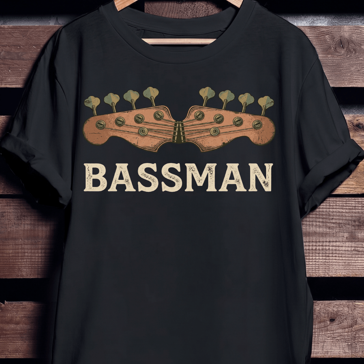 Retro Bassman Graphic T-Shirt - The Music Frontiers