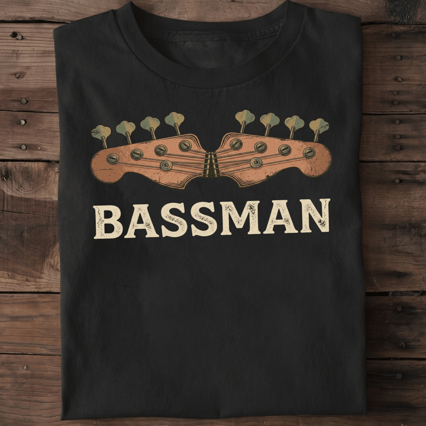 Retro Bassman Graphic T-Shirt - The Music Frontiers