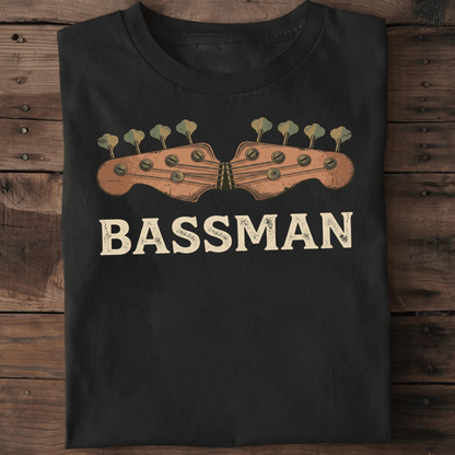 Retro Bassman Graphic T-Shirt - The Music Frontiers