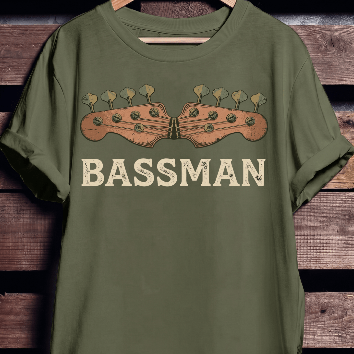 Retro Bassman Graphic T-Shirt - The Music Frontiers