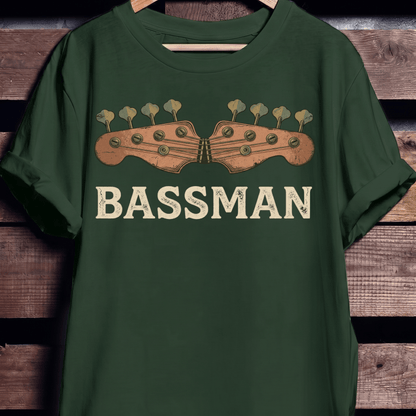 Retro Bassman Graphic T-Shirt - The Music Frontiers