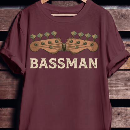 Retro Bassman Graphic T-Shirt - The Music Frontiers