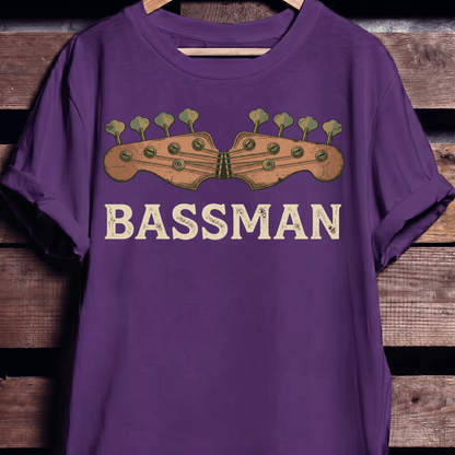 Retro Bassman Graphic T-Shirt - The Music Frontiers