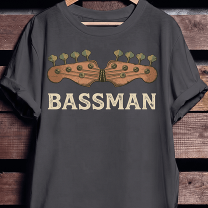 Retro Bassman Graphic T-Shirt - The Music Frontiers