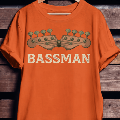 Retro Bassman Graphic T-Shirt - The Music Frontiers