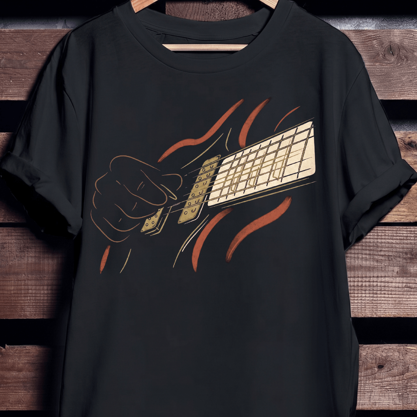 Retro Electric Guitar Pickup Tee - The Music Frontiers
