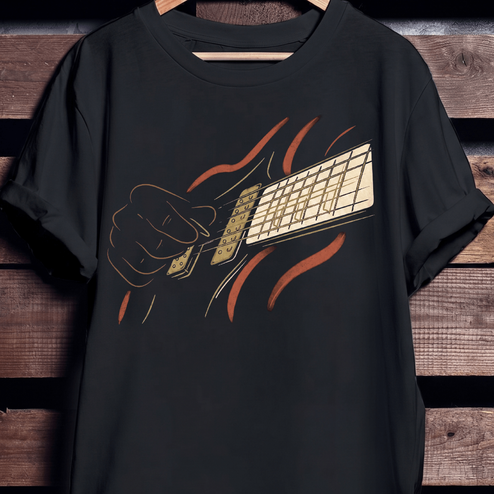 Retro Electric Guitar Pickup Tee - The Music Frontiers