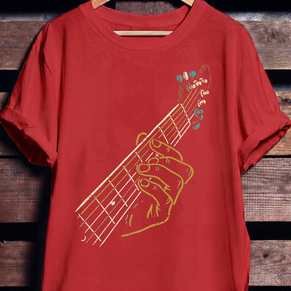 Retro Fretboard Bass Guitarist Tee - The Music Frontiers