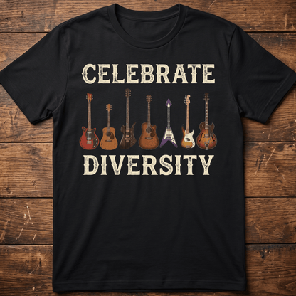 Retro Guitarist Diversity T-shirt - Aesthetic Music Lover Gift Tee - The Music Frontiers