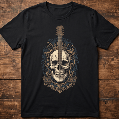 Royal Crowned Skull Guitar T-shirt - The Music Frontiers