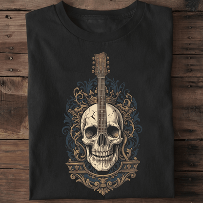 Royal Crowned Skull Guitar T-shirt - The Music Frontiers