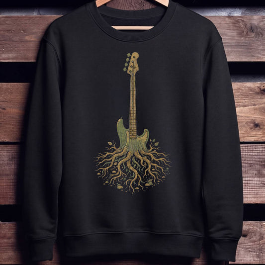 Rooted Bass Guitar Nature