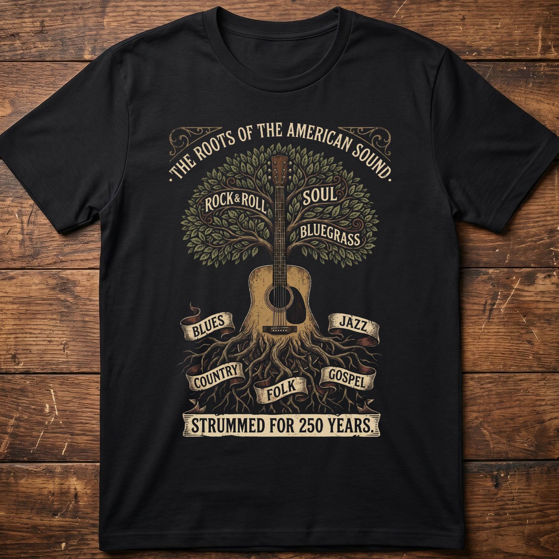 Roots of American Sound Guitar America 250 - The Music Frontiers