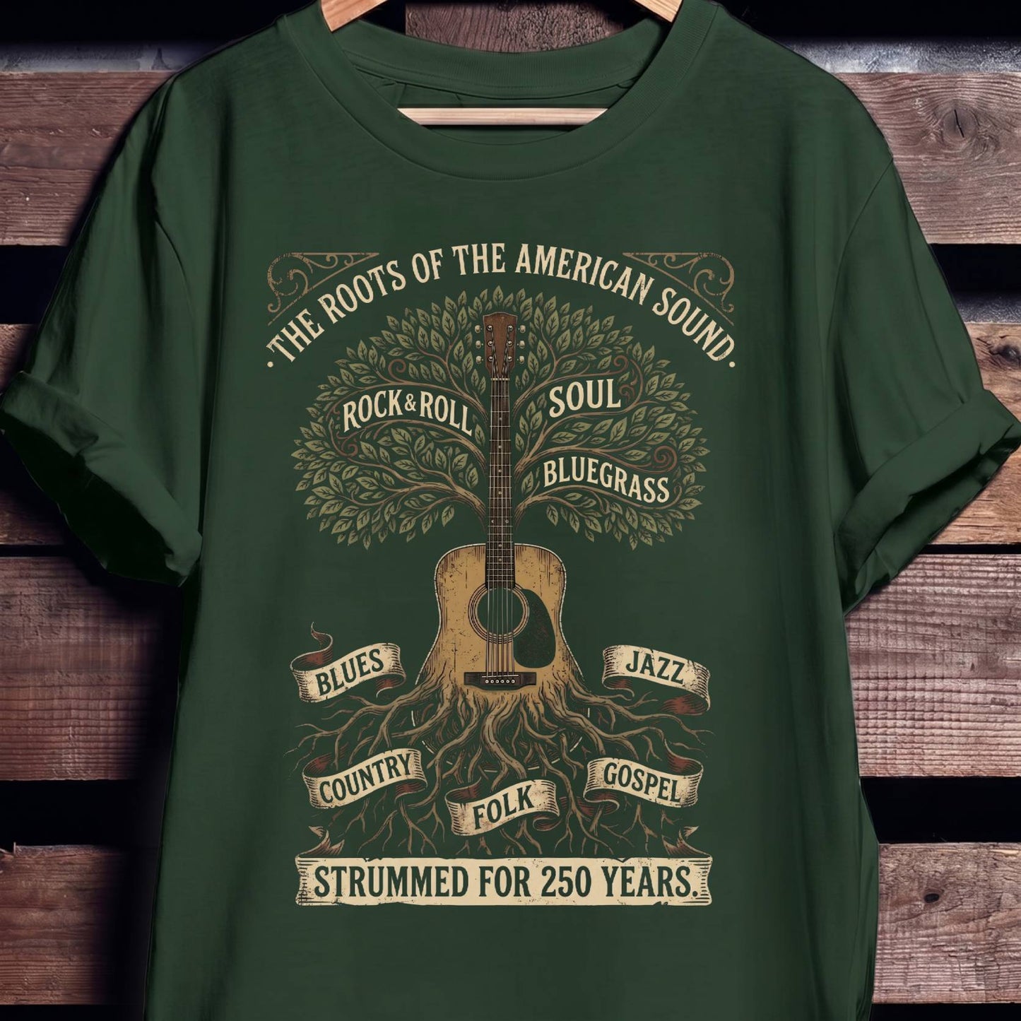 Roots of American Sound Guitar America 250 - The Music Frontiers