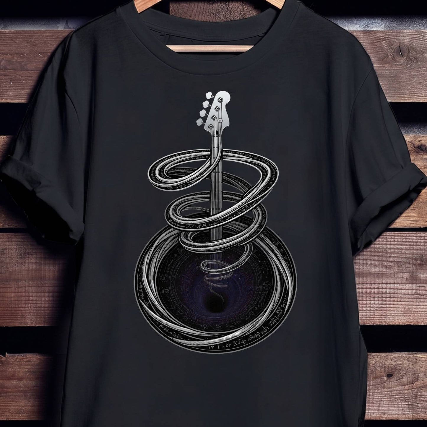 Runes Magic Bass Graphic T-Shirt