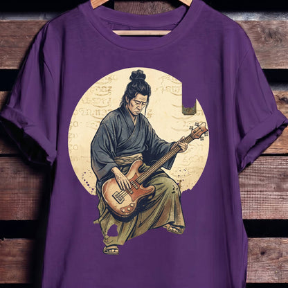 Samurai Bass Player Graphic Tee - The Music Frontiers