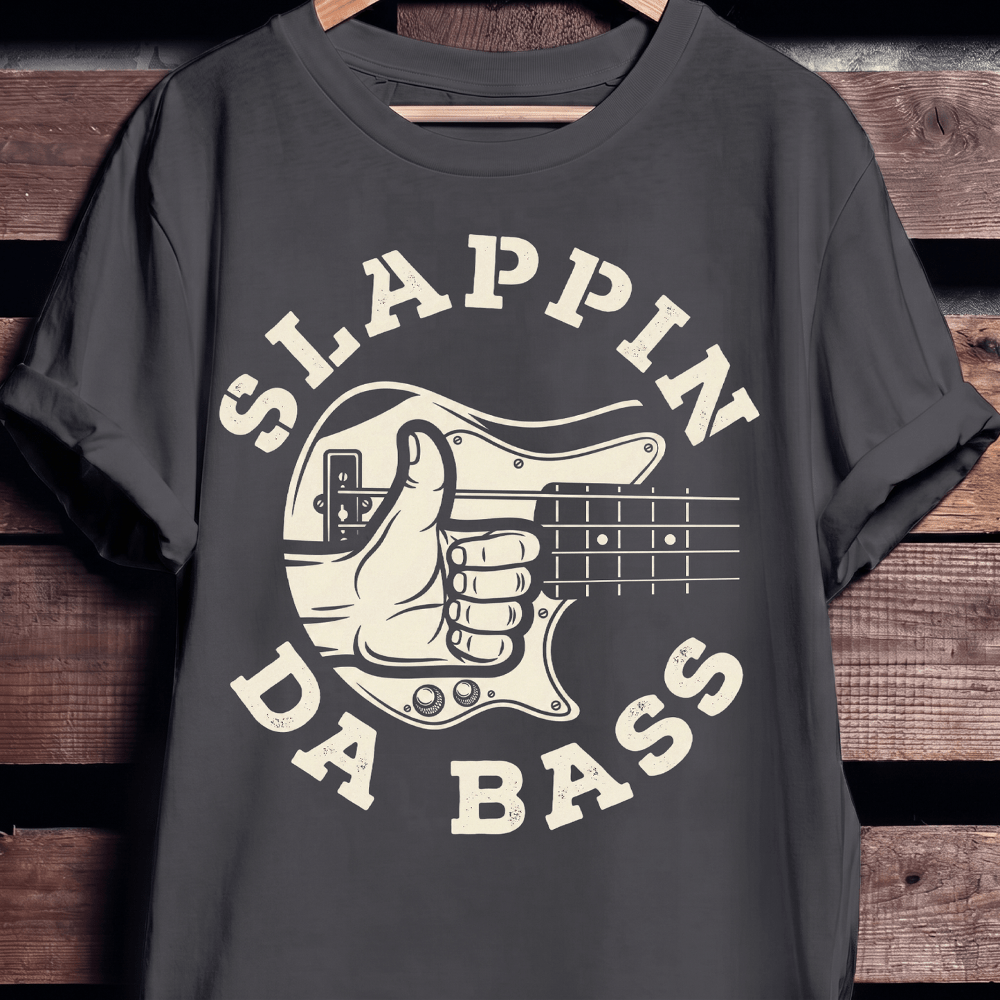 Slappin Da Bass Graphic Tee - The Music Frontiers
