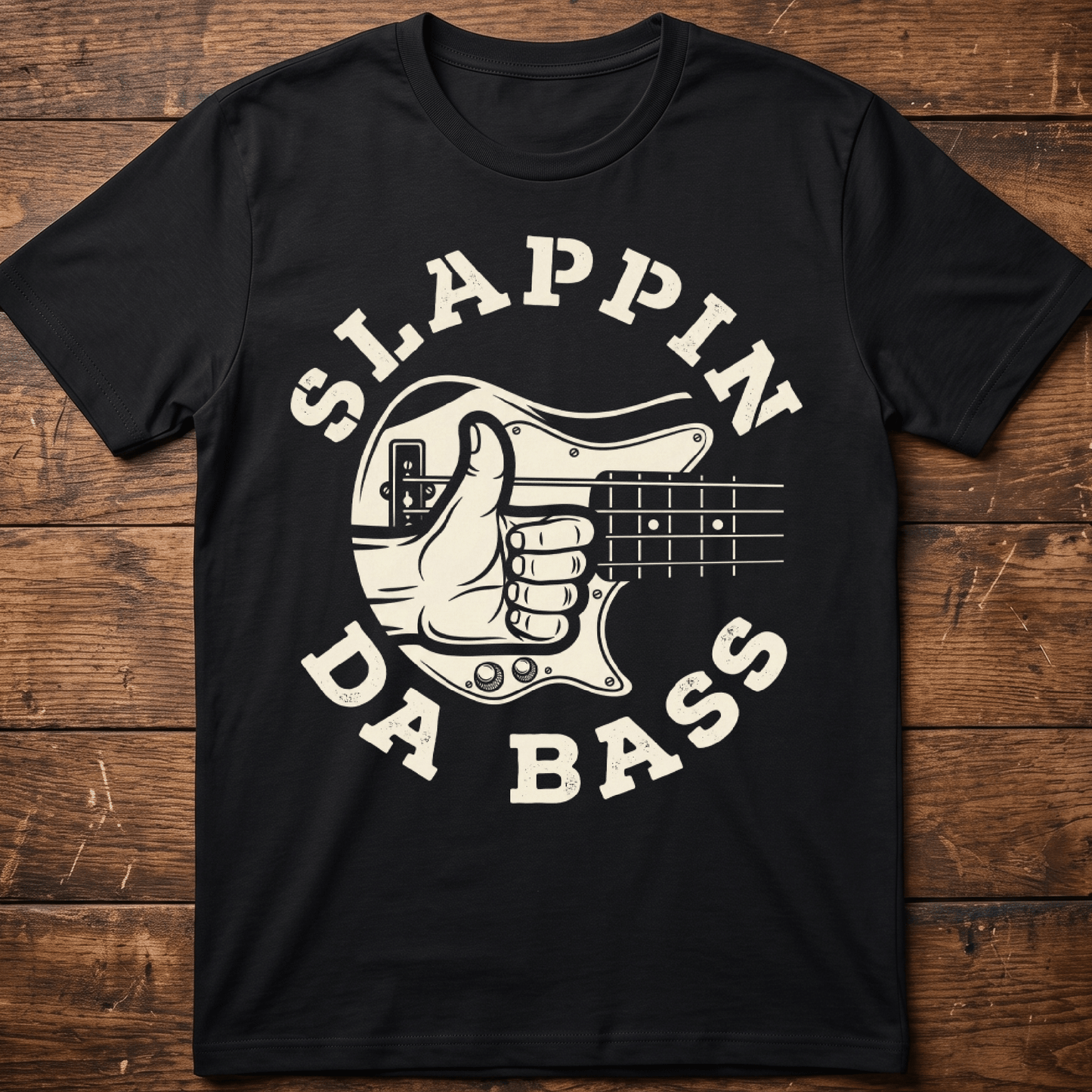 Slappin Da Bass Graphic Tee - The Music Frontiers