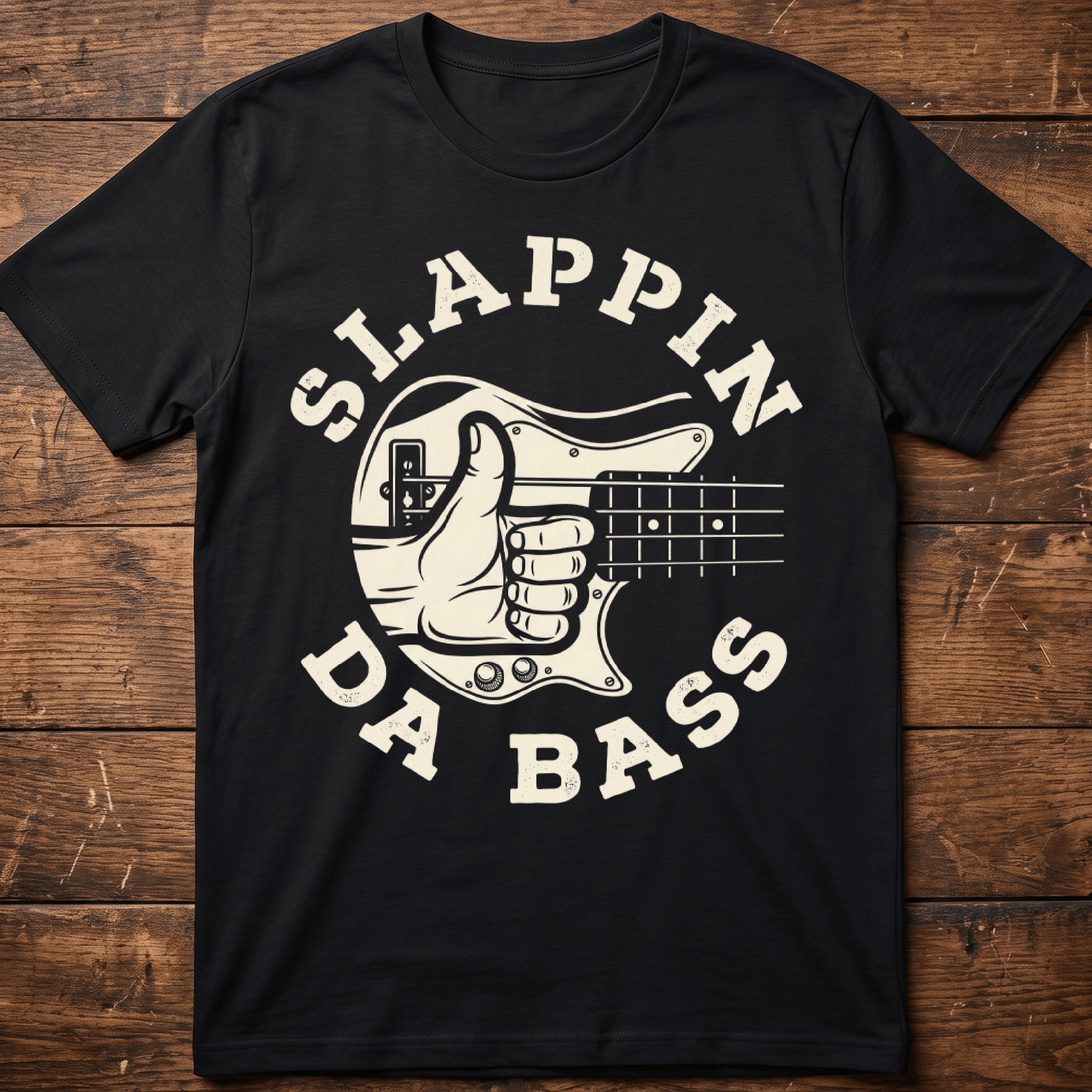 Slappin Da Bass Graphic Tee - The Music Frontiers