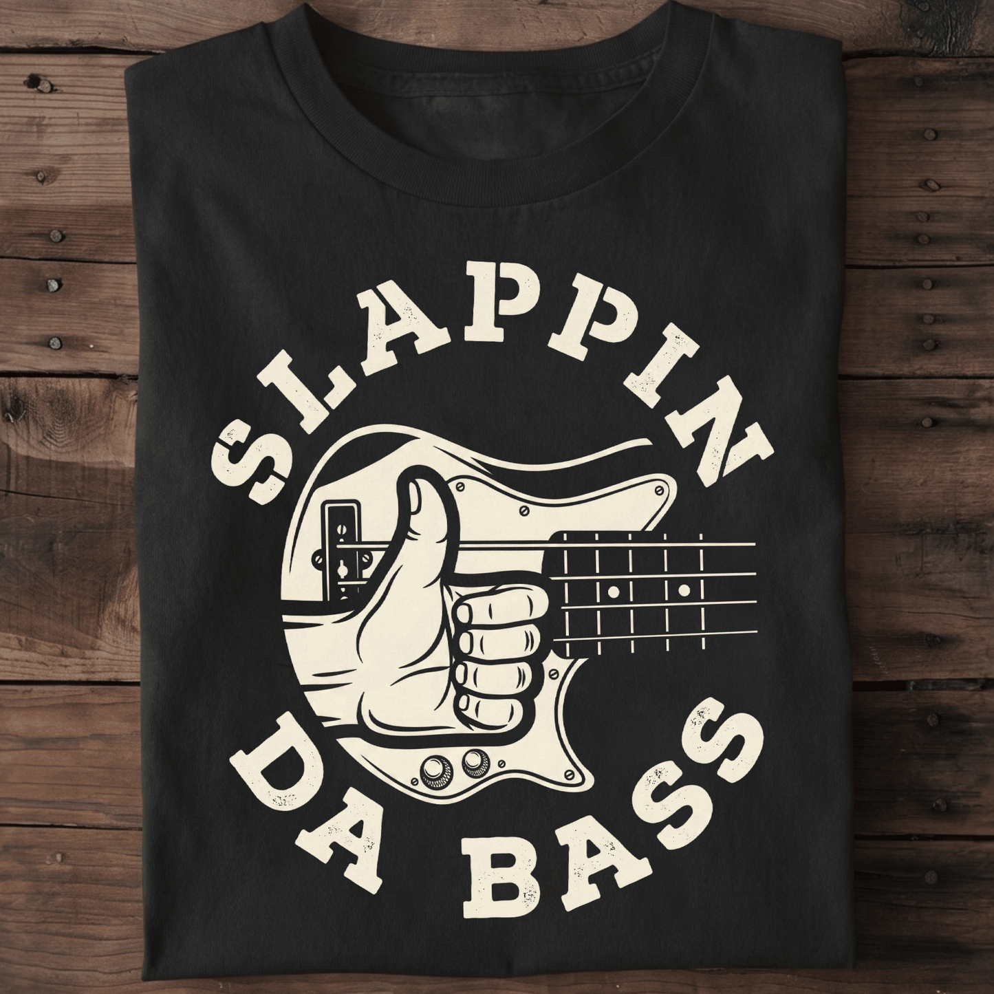 Slappin Da Bass Graphic Tee - The Music Frontiers