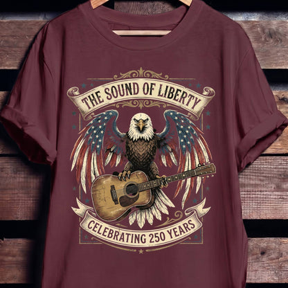 Sound of Liberty Eagle Guitar America 250 - The Music Frontiers