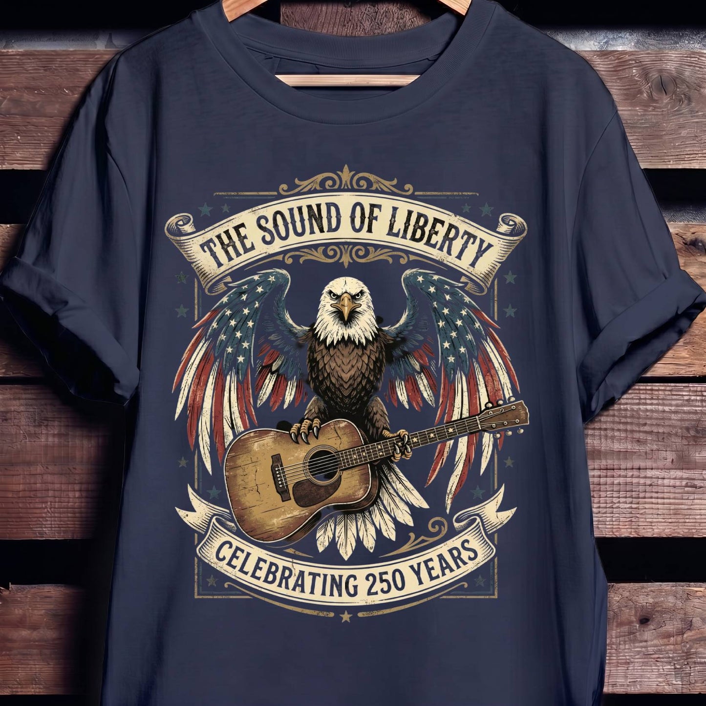 Sound of Liberty Eagle Guitar America 250 - The Music Frontiers