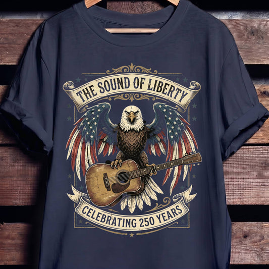 Sound of Liberty Eagle Guitar America 250 - The Music Frontiers