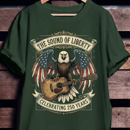Sound of Liberty Eagle Guitar America 250 - The Music Frontiers